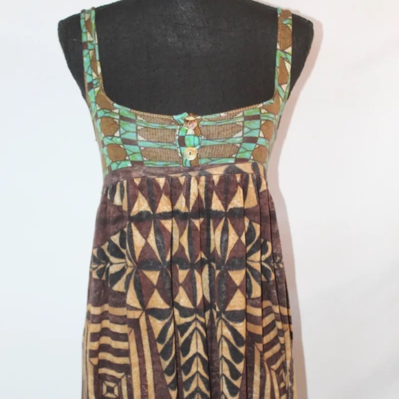 Free People Tribal Print Sundress/Tunic Top, S - Picture 1 of 6